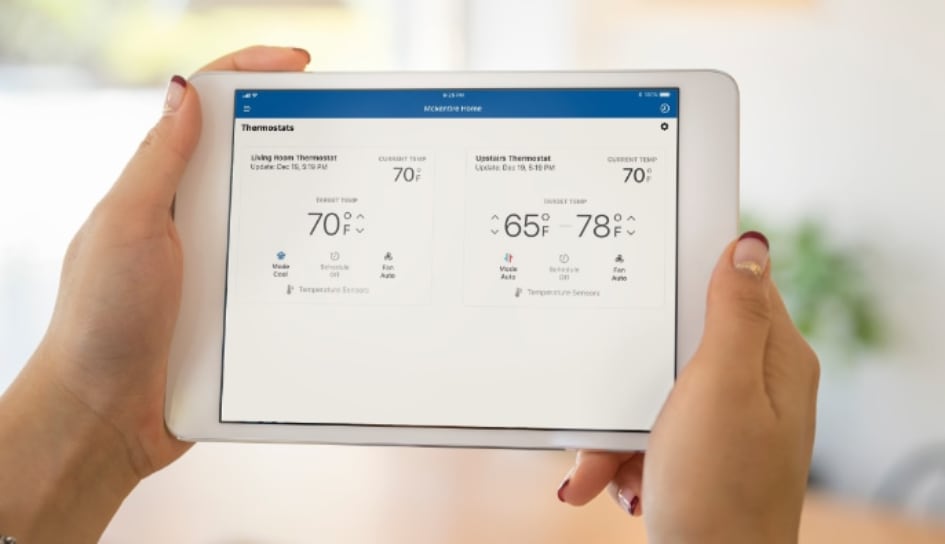 Thermostat control in Lafayette